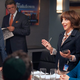 Adam Campbell, John Michael Higgins, Andrea Martin, Briga Heelan (Photo: Colleen Hayes/NBC)